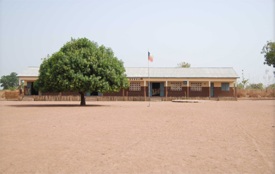 A secondary school in Benin